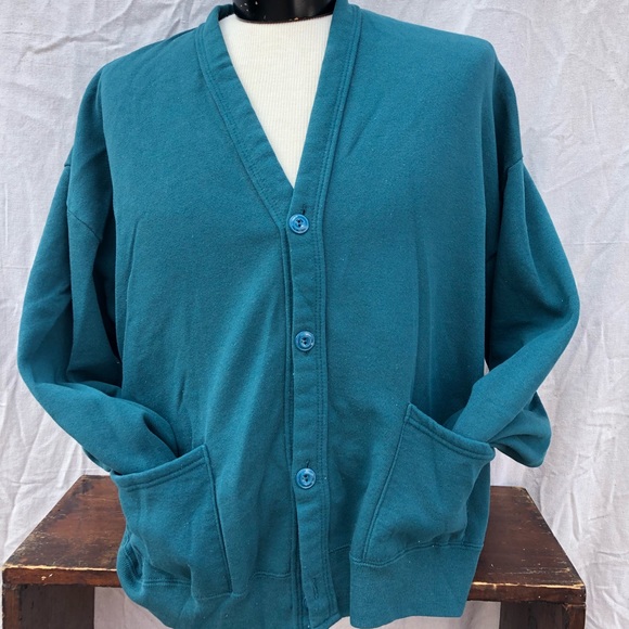 jerzees cardigan sweatshirt